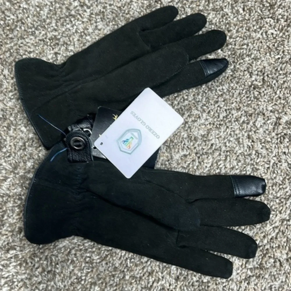 NWT OZERO WINTER LEATHER GLOVES